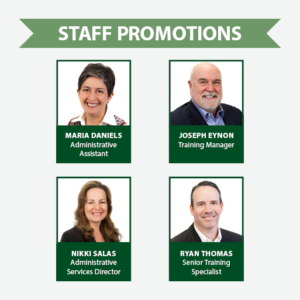 Headshots of JPIA staff promotions