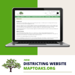 Distrciting website maptoaks.org