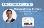 RPLG Partner Ryan McGinley-Stempel Recognized as Certified Appellate Specialist by the State Bar of California